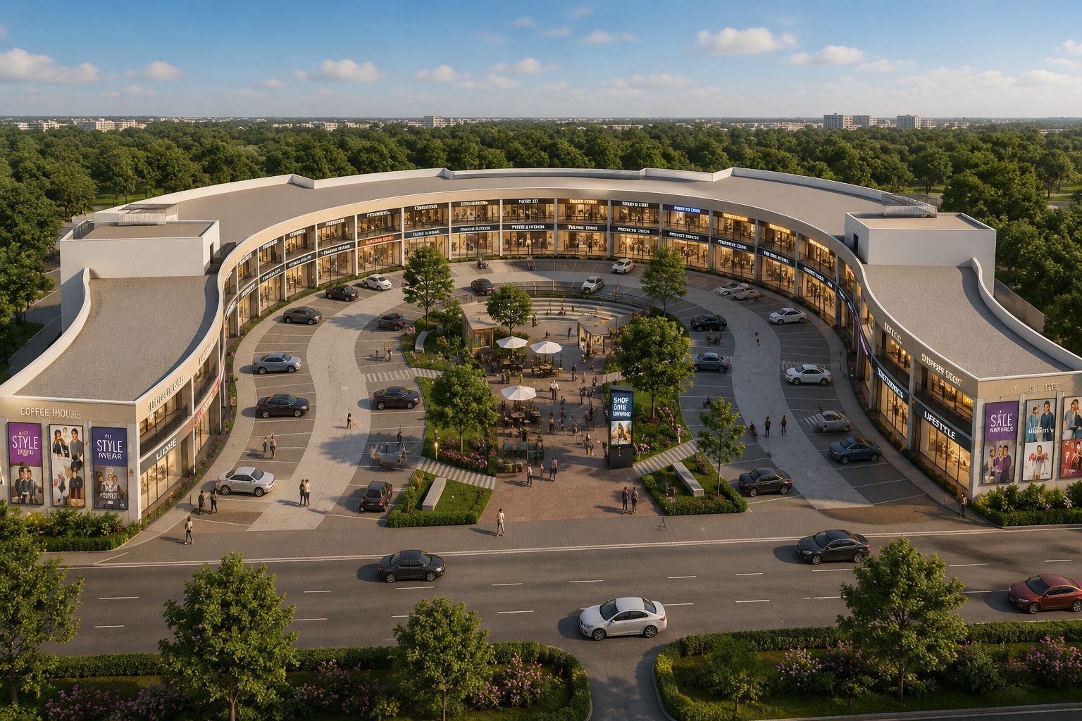 Commercial Landmarks Fully Constructed